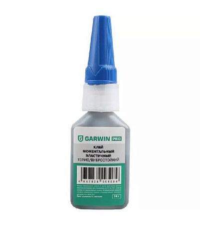 Клей моментальный эластичный термо/вибростойкий 480 20 г GARWIN PRO Клей моментальный эластичный термо/вибростойкий 480 20 г GARWIN PRO