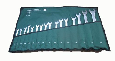 Набор ключей комбинированных удлиненных 10-32 мм (16 шт.) в сумке GARWIN Набор ключей комбинированных удлиненных 10-32 мм (16 шт.) в сумке GARWIN