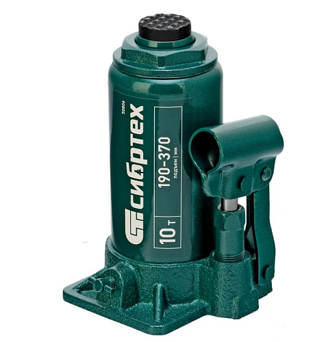 Домкрат бутылочный 10 т 190-370 мм Сибртех Домкрат бутылочный 10 т 190-370 мм Сибртех