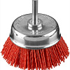 Щетка чашечная 75 мм для дрели, нейлоновая проволока ЗУБР Щетка чашечная 75 мм для дрели, нейлоновая проволока ЗУБР