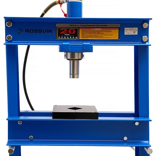 Пресс гидравлический 20 т ручной привод, синий ROSSVIK Пресс гидравлический 20 т ручной привод, синий ROSSVIK
