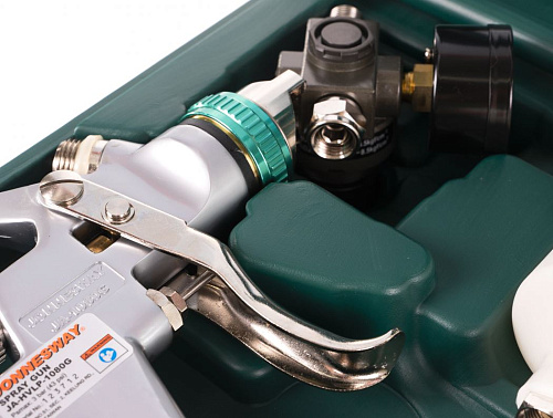 Краскопульт с аксессуарами 16 пр. Jonnesway JA-HVLP-1080GK Краскопульт с аксессуарами 16 пр. Jonnesway JA-HVLP-1080GK