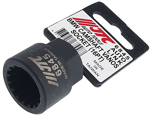Головка 1/2"х22мм 16 гр. для регулировочного элемента VANOS а/м BMW B38, B48, B58; FORD 1.0L JTC Головка 1/2"х22мм 16 гр. для регулировочного элемента VANOS а/м BMW B38, B48, B58; FORD 1.0L JTC