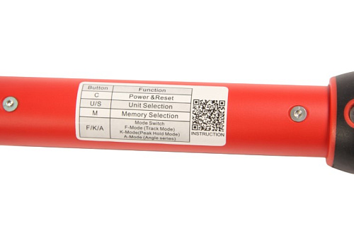 Ключ динамометрический электронный 1/2" 17-340 Нм, 600 мм JTC Ключ динамометрический электронный 1/2" 17-340 Нм, 600 мм JTC