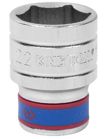 Головка торцевая 1/2" 22 мм, 6 гр., KING TONY 433522M Головка торцевая 1/2" 22 мм, 6 гр., KING TONY 433522M