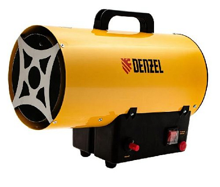 Пушка тепловая газовая 10,0 кВт, 300м.куб/час, 0,7кг/ч Denzel GHG-10 Пушка тепловая газовая 10,0 кВт, 300м.куб/час, 0,7кг/ч Denzel GHG-10