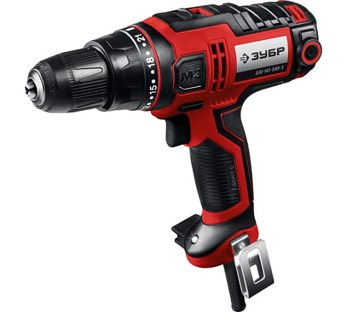 Дрель-шуруповерт сетевая, 500 Вт, 0-450/0-1800 об/мин ЗУБР Дрель-шуруповерт сетевая, 500 Вт, 0-450/0-1800 об/мин ЗУБР