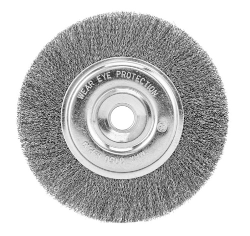 Щетка дисковая 200 мм/22 мм для УШМ витая проволока Сибртех Щетка дисковая 200 мм/22 мм для УШМ витая проволока Сибртех