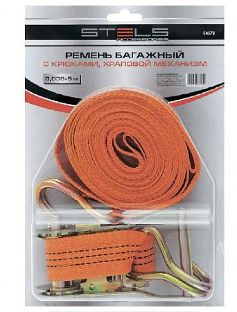 Ремень стяжной 2 т, 5 м, 38 мм Stels Ремень стяжной 2 т, 5 м, 38 мм Stels