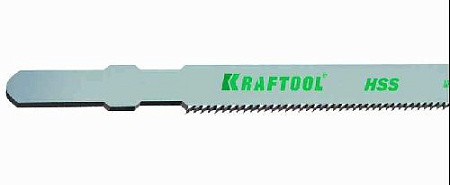 Пилка для лобзика по металлу 55*1,2 мм T118A, HSS (5 шт.) KRAFTOOL Пилка для лобзика по металлу 55*1,2 мм T118A, HSS (5 шт.) KRAFTOOL