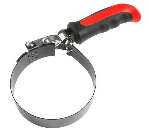 Съемник масляных фильтров стальная лента 95-100 мм поворотный усиленный JTC Съемник масляных фильтров стальная лента 95-100 мм поворотный усиленный JTC