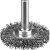 Щетка дисковая 38 мм для дрели, витая стальная проволока 0,3 мм ЗУБР Щетка дисковая 38 мм для дрели, витая стальная проволока 0,3 мм ЗУБР