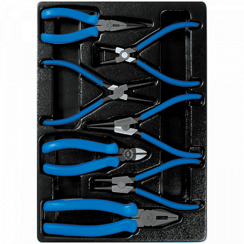 Набор шарнирно-губцевого инструмента 7 предм. в ложементе KING TONY Набор шарнирно-губцевого инструмента 7 предм. в ложементе KING TONY