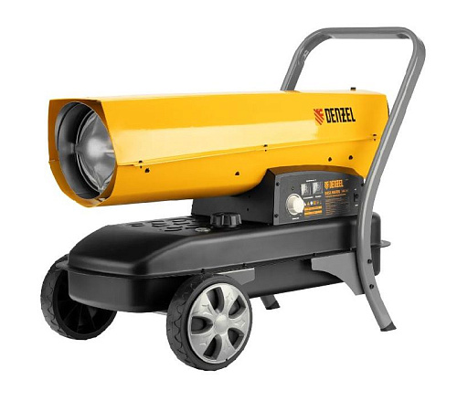 Пушка дизельная тепловая 45 кВт, 1000 м.куб/час, 38л, 3.9 л/ч, цифр. термостат Denzel DHG-45i Пушка дизельная тепловая 45 кВт, 1000 м.куб/час, 38л, 3.9 л/ч, цифр. термостат Denzel DHG-45i