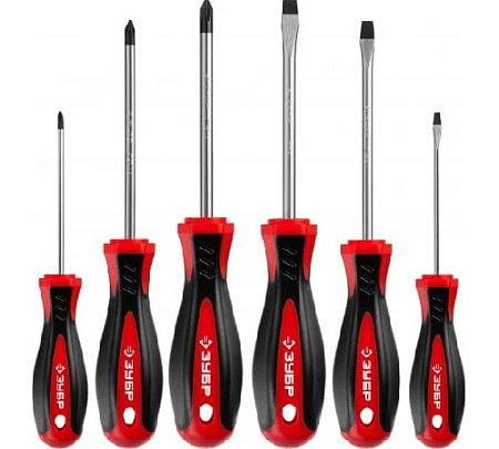 Набор отверток 6 шт ЗУБР Мастер-6 Набор отверток 6 шт ЗУБР Мастер-6