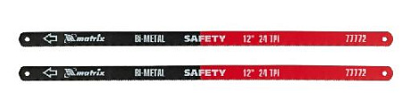 Полотно ножовочное ручное 300 бимет. 24 TPI, 2шт Matrix Полотно ножовочное ручное 300 бимет. 24 TPI, 2шт Matrix