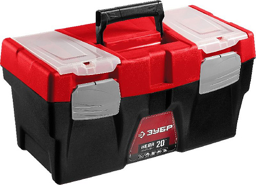 Ящик для инструмента пластиковый 500*250*260 мм ″НЕВА-20″ ЗУБР Мастер Ящик для инструмента пластиковый 500*250*260 мм ″НЕВА-20″ ЗУБР Мастер