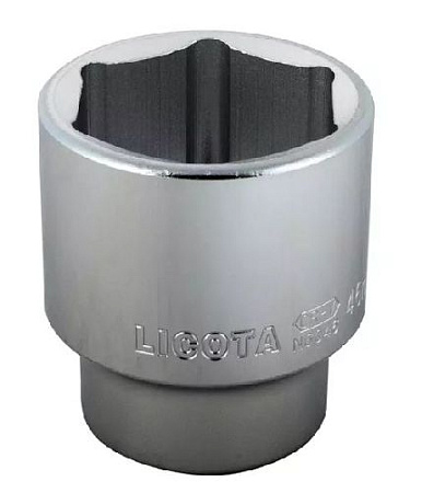 Головка торцевая 3/4" 50 мм, 6 гр., CrV Licota Головка торцевая 3/4" 50 мм, 6 гр., CrV Licota