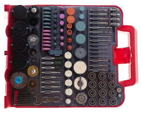 Набор мини-насадок для граверов 238 предм. в кейсе ЗУБР Набор мини-насадок для граверов 238 предм. в кейсе ЗУБР