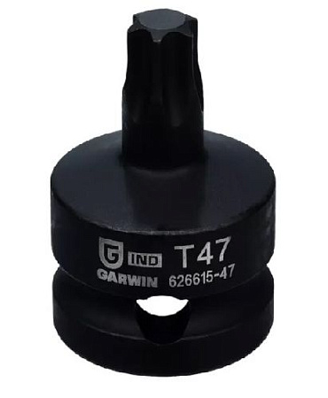 Головка торцевая ударная Torx 1/2" T47, L=38 мм Garwin Головка торцевая ударная Torx 1/2" T47, L=38 мм Garwin