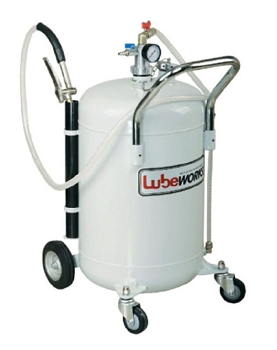 Нагнетатель масла пневматический 65 л LUBEWORKS Нагнетатель масла пневматический 65 л LUBEWORKS