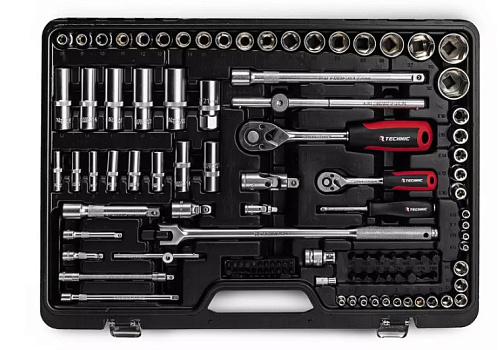 Набор инструмента 143 предм. (1/4", 1/2") кейс RUNTEC TECHNIC Набор инструмента 143 предм. (1/4", 1/2") кейс RUNTEC TECHNIC