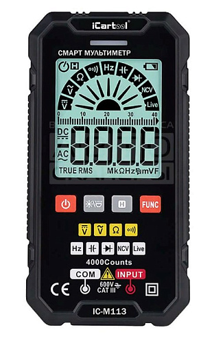 Мультиметр цифровой смарт iCarTool IC-M113 Мультиметр цифровой смарт iCarTool IC-M113