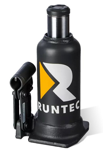 Домкрат бутылочный 10 т 220-488 мм профессиональный RUNTEC Домкрат бутылочный 10 т 220-488 мм профессиональный RUNTEC