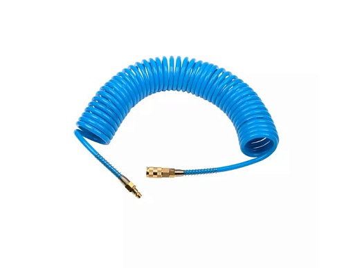 Шланг спиральный воздушный 10 м (6*10 мм) 1/4" PU GARWIN Шланг спиральный воздушный 10 м (6*10 мм) 1/4" PU GARWIN