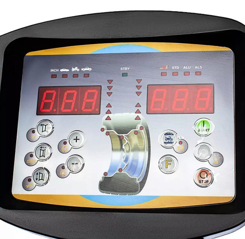 Станок балансировочный полуавтоматический 10-24", 220 В RUNTEC Станок балансировочный полуавтоматический 10-24", 220 В RUNTEC