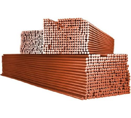 Пруток омедненный 2,0*1000 мм, 5 кг (1 пачка) ER70S-6 (Св08Г2С) FoxWeld Пруток омедненный 2,0*1000 мм, 5 кг (1 пачка) ER70S-6 (Св08Г2С) FoxWeld