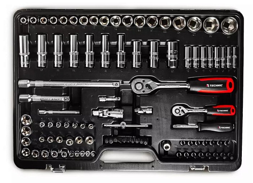 Набор инструмента 128 предм. (1/4", 1/2") кейс RUNTEC TECHNIC Набор инструмента 128 предм. (1/4", 1/2") кейс RUNTEC TECHNIC