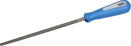 Напильник круглый 200 №2 с двухкомпонентной рукояткой ЗУБР Напильник круглый 200 №2 с двухкомпонентной рукояткой ЗУБР