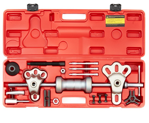 Набор универсальных съемников с обратным молотком 18 предм. ROSSVIK Набор универсальных съемников с обратным молотком 18 предм. ROSSVIK