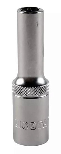 Головка торцевая глубокая 3/8" E8, CrV Licota Головка торцевая глубокая 3/8" E8, CrV Licota