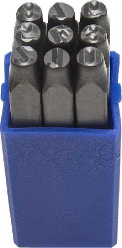 Клейма цифровые № 6 ЗУБР Профессионал Клейма цифровые № 6 ЗУБР Профессионал